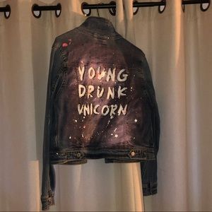 Custom made denim jacket!